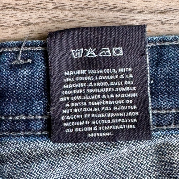 Buffalo King Basic Slim Bootcut Jeans Men’s Dark Wash Size 34 x 29 - Picture 7 of 13